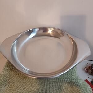 Kalmar Designs Denmark Stainless Steel Dish | Mid-Century Modern 10.5" Bowl